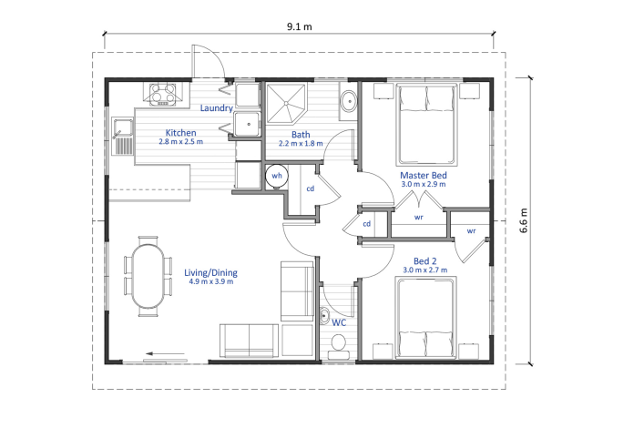 granny-flat-floor-plans-40m2-viewfloor-co